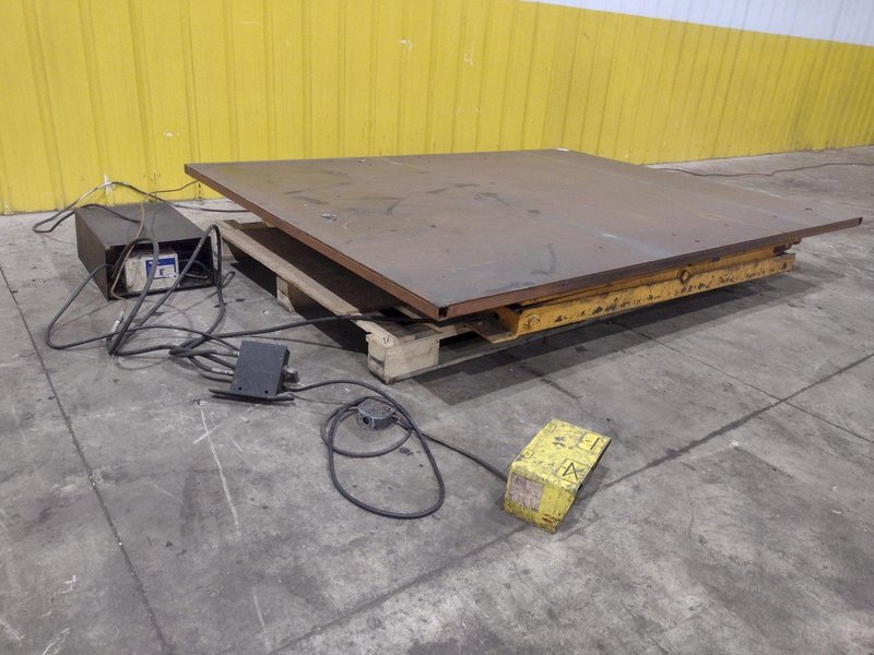 2,000 LBS X 96" X 72" ECONOLIFT MODEL #DT-SL38-20 LIFT TABLE: YOBRO #24990