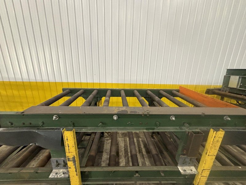 100&#039; X 54&quot; WIDE PEDDINGHAUS POWERED ROLLER CONVEYOR: STOCK #23102