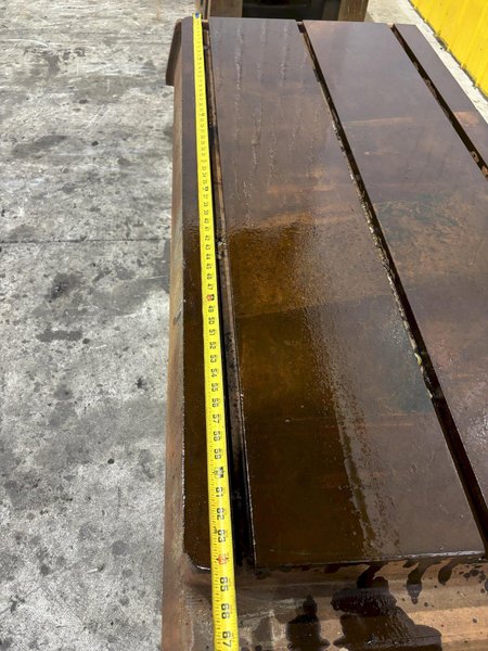 32&quot; X 65&quot; T SLOTTED DRILL BOX SETUP STEEL TABLE: STOCK #23230