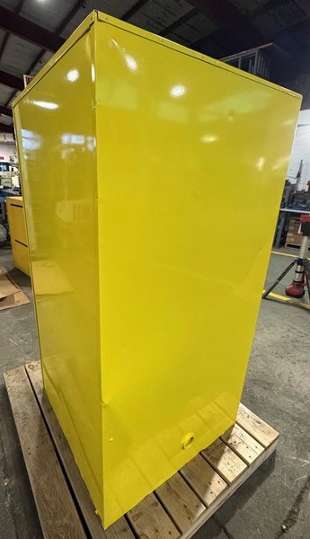 Flammable Storage Cabinet, 55 Gallon Drum Capacity, Double Door, 34&quot; x 34&quot; x 65&quot;H