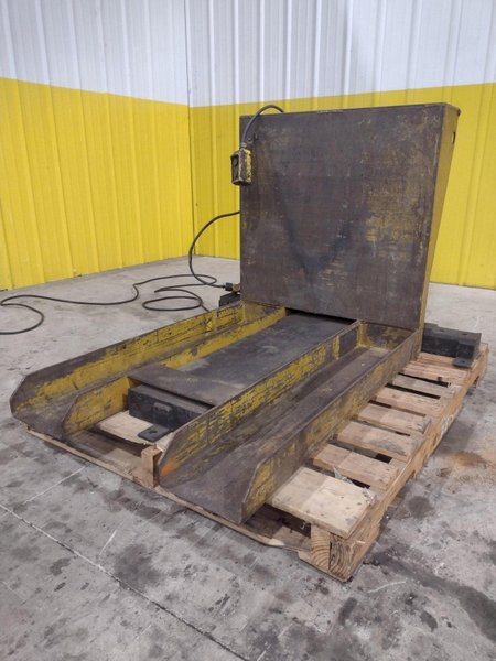 4,000 LBS SOUTHWORTH HYDARULIC PALLET TIPPER / UPENDER, 110V SINGLE PHASE: STOCK #22328