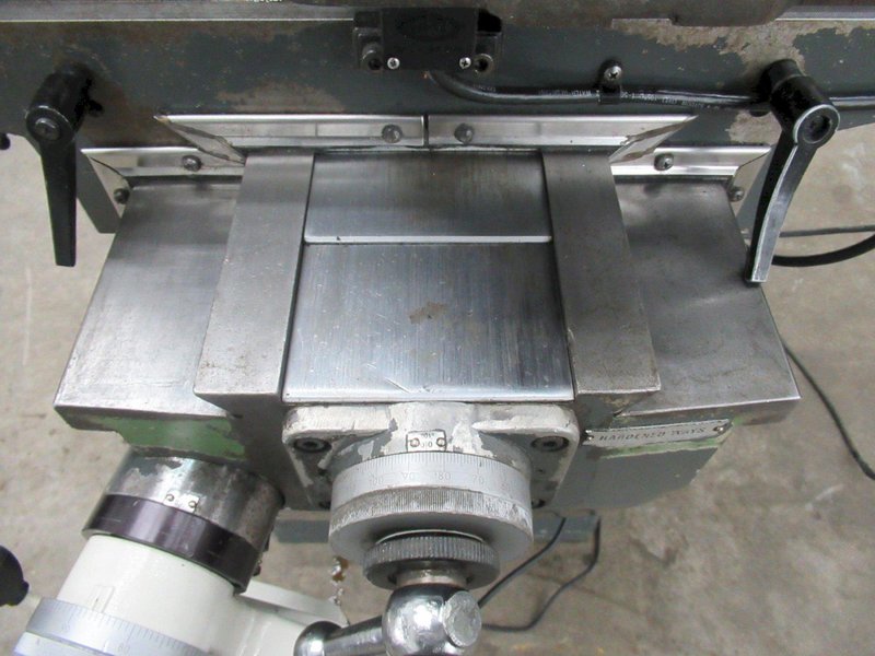 Lagun FTV-2 Vertical Knee Mill, 10" x 50" Table, Variable Speed, 3-Axis DRO, Power Feeds