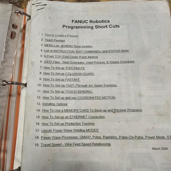 2-Position Lincoln Electric eCell Welding System with Fanuc Arc Mate 100iBe 6-Axis Robot, Powerwave 355M Power Source- Auction Item