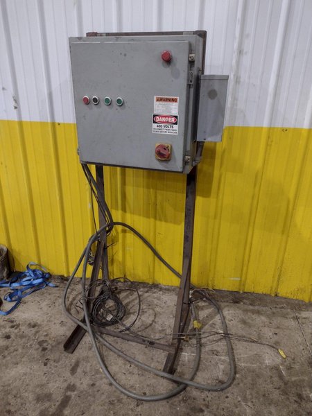 PRESS CONTROL ELECTRIC PANEL WITH BALDOR VARIABLE SPEED DRIVE &amp; ALLEN BRADLEY MICRO LOGIX 1500 CONTROL PLC : YOBRO 25099