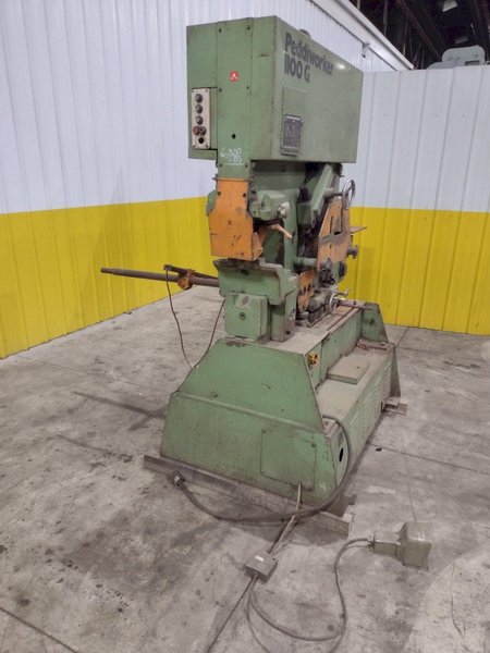 110 TON PEDDINGHAUS &quot;PEDDIWORKER&quot; 1100G HYDRAULIC IRONWORKER: STOCK #22724