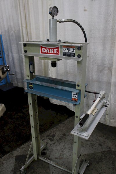 10 TON DAKE H FRAME PRESS: STOCK #75647