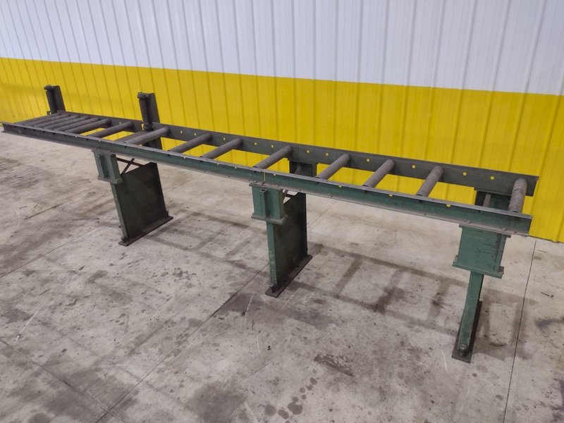 180&quot; LONG X 19&quot; WIDE X 39&quot; ROLLER CONVEYOR: STOCK #21841