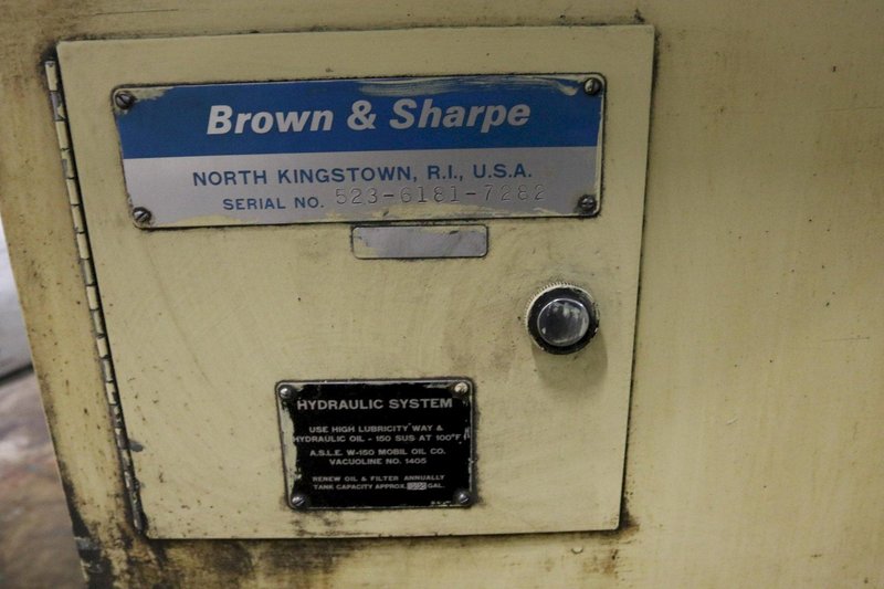 6" X 18" BROWN &amp; SHARPE MICROMASTER HORIZONTAL SURFACE GRINDER: STOCK 12219