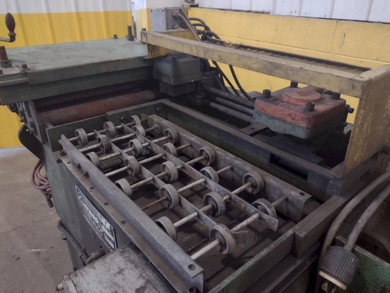 14" WIDE X 12" STROKE X .140" THICK JAYBIRD MODEL #J9-1812 COIL STRIP STRAIGHTENER: STOCK 15095