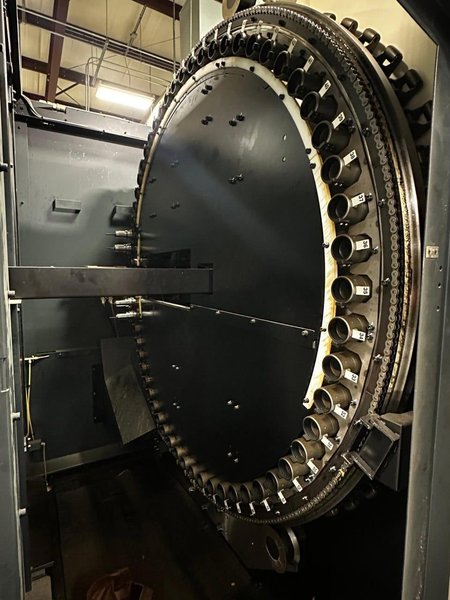 DMG Mori NHX 5000 HMC, 2017 – Full 4th Axis, TSC, ERGOline Celos M730UM Control, Chip Conveyor