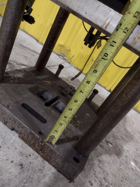 4-POST HYDRAULIC PRESS - ROLLFORMER CUTOFF PRESS: YOBRO #25562