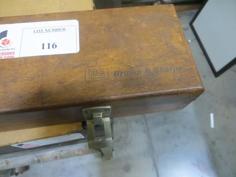 Browne and Sharpe Caliper 582 .001 In Wood Box- Auction Item