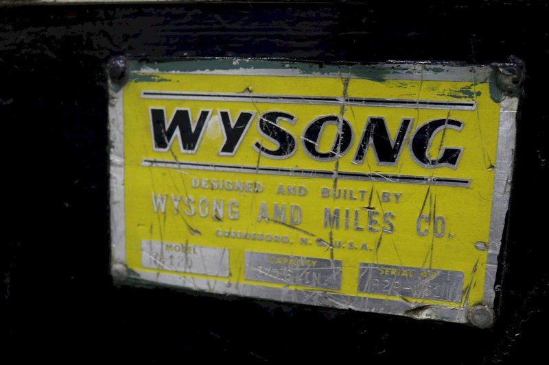 10' X 3/16" WYSONG POWER SQUARING SHEAR: STOCK #73469