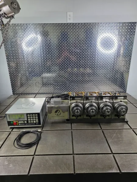 HAAS SHA5C4HD CNC Indexer Single-Axis Rotary Unit 4-Head 5C USA #8122