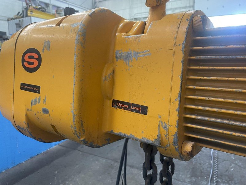 2-1/2 TON X 70&#039; LIFT HARRINGTON ELECTRIC CHAIN HOIST: STOCK #77007