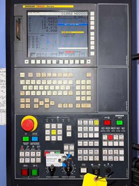 Doosan DNM 350/5AX 5-Axis CNC Vertical Machining Center – 2017 Mill