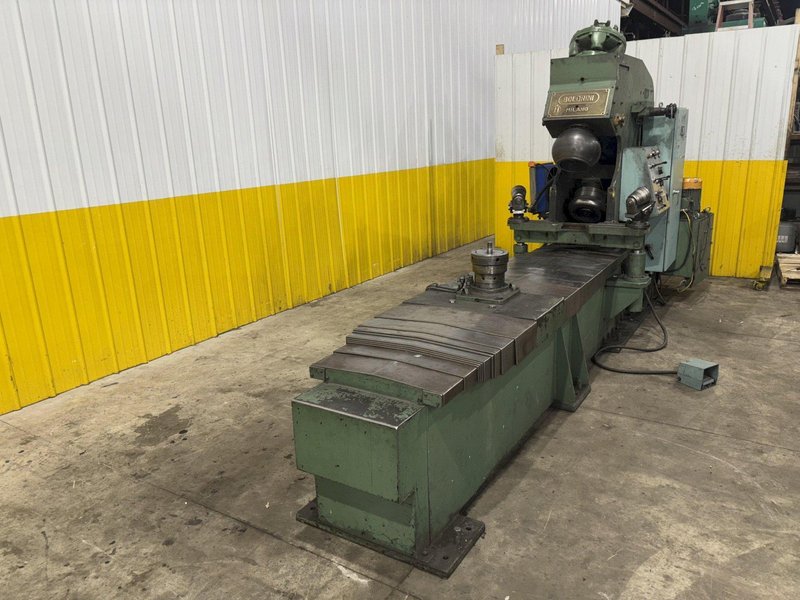 1/2&quot; X 13&#039; BOLDRINI MODEL #RIB0-13-HY HYDRAULIC HEAD FLANGER &amp; DISHING MACHINE: STOCK #23190