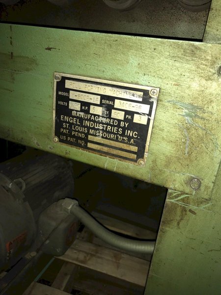 ENGEL INDUSTRIES M-800P-16 ROLL FORMING MACHINE USED