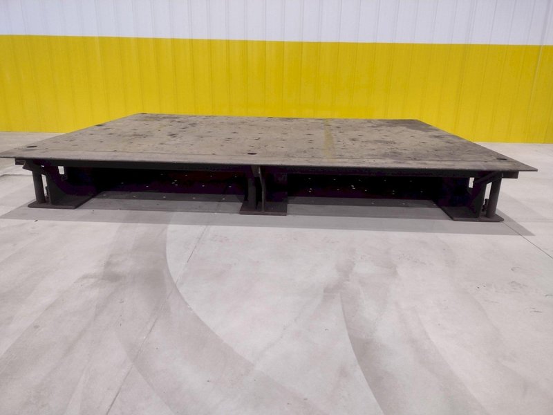 92&quot; X 120&quot; HEAVY DUTY STEEL SURFACE PLATE LAYOUT TABLE: STOCK #19730