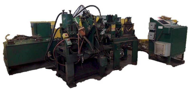 6" x 6" ANGLE - CONTROLLED AUTOMATION FABRILINE AUTOMATIC PUNCH AND SHEAR ANGLE LINE STOCK #3054
