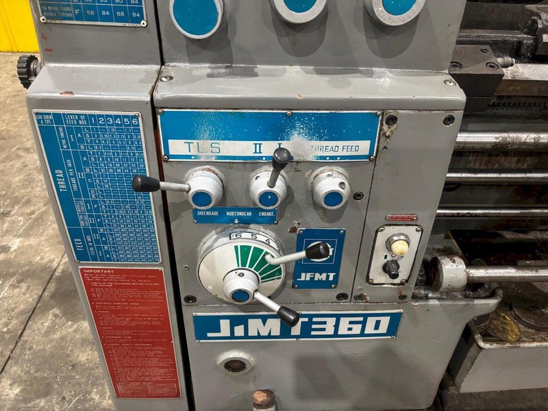 14&quot; X 40&quot; JIMT 360X1000 GAP BED GEARED HEAD ENGINE LATHE 1.5&quot; HOLE: YOBRO #24325