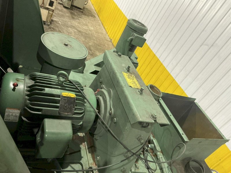 6 CU FT GOFF MODEL #6BB RUBBER BELT TUMBLE TYPE BLAST MACHINE W/ DUST COLLECTOR: YOBRO #25939
