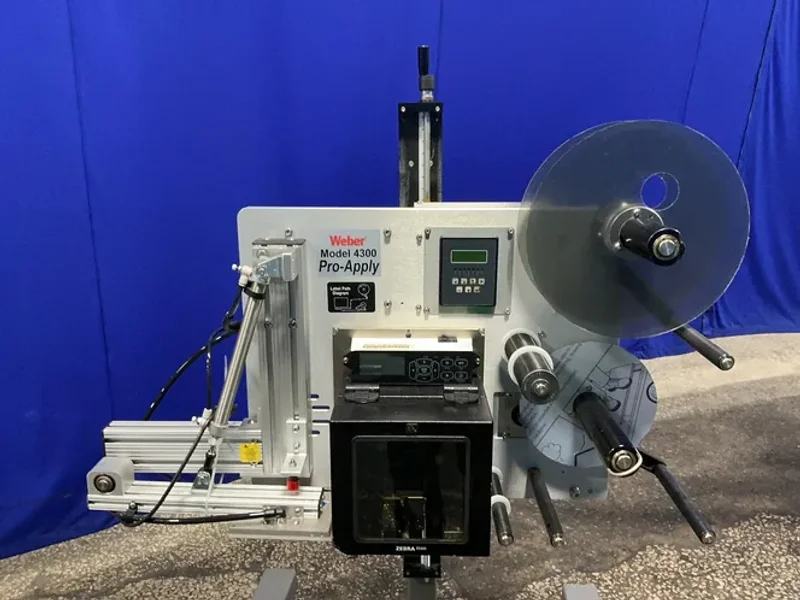 Weber Pro-apply Label Printer-applicator - 4300 L.h. Domestic