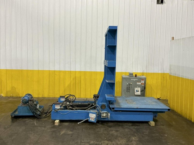5000 LBS x 60" x 48" AUTOMATIC HANDLING HYDRAULIC UPENDER / FLIPPER: YOBRO #25093
