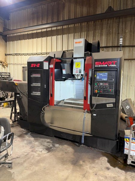 Smart Machine Tool SV-2 CNC Vertical Machining Center, 2022 – Fanuc 0i-MF Plus, CAT40, 10,000 RPM, 30 ATC, 31.4″ X Travel – VMC Mill