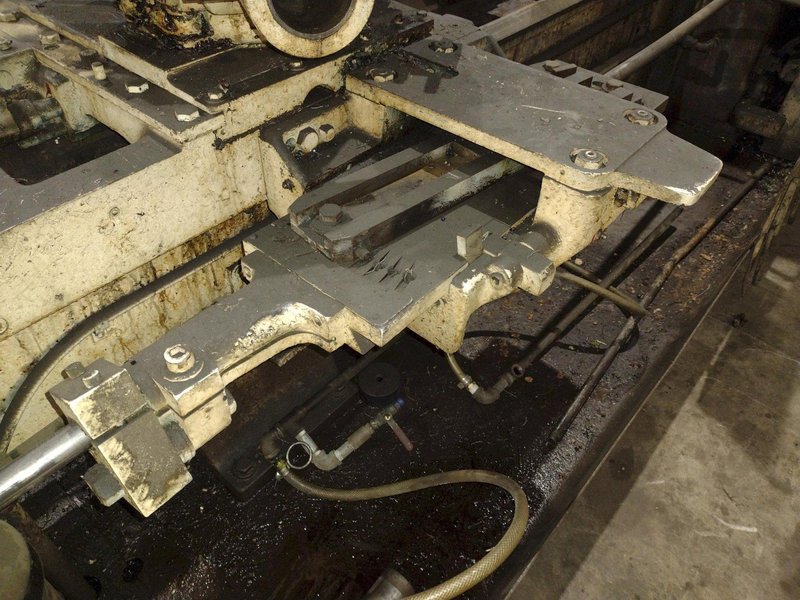 #2A WARNER &amp; SWASEY MODEL #M-3470 TURRET LATHE WITH CROSS SLIDING TURRET, " HOLE: YOBRO #24548