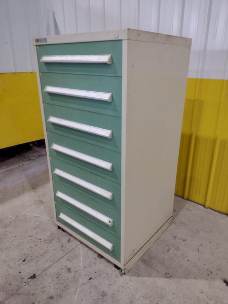 7 DRAWER VIDMAR INDUSTRIAL STORAGE CABINET 30" X 27.5" X 59": STOCK  #21502 (33 AVAILABLE)