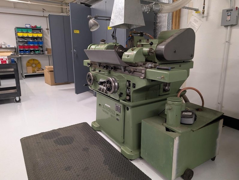 H. Tschudin HTG-400 OD Cylindrical Grinder, 1980 –  CBN Wheel, Coolant Tank