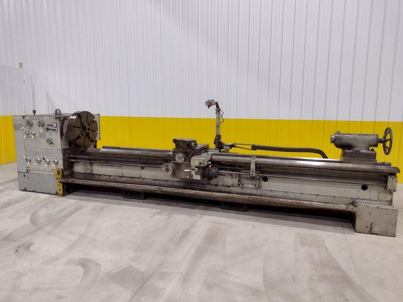 25&quot;/35&quot; X 157&quot; HERCULES MODEL #SPM-630x4000 GAP BED ENGINE LATHE 4&quot; HOLE: STOCK 12137