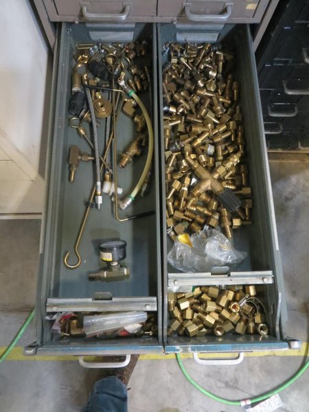 (2) 11 Drawer Cabinets and Contents - Auction Item