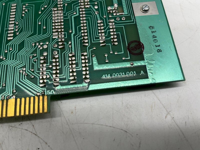 414-0031-001 A HURCO CONTROL BOARD STOCK #16006