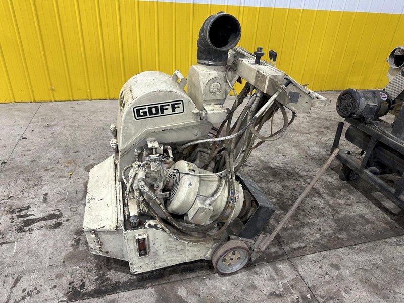 13&quot; WIDE X 15 HP GOFF MODEL #15E13 PORTABLE SURFACE &amp; FLOOR SHOT BLASTER &amp; DUST COLLECTOR: STOCK #21291