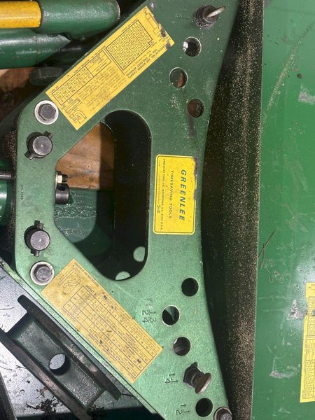 1/2&quot; THRU 2&quot; GREENLEE ONE SHOT HYDRAULIC BENDER: YOBRO #24035