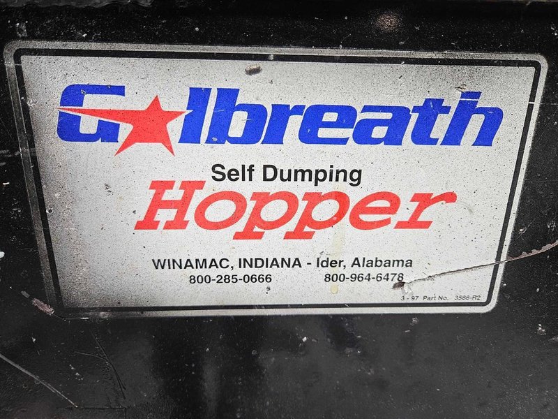2 CU YARD GOLBREATH MODEL #H200 SELF DUMPING HOPPER: STOCK #20298