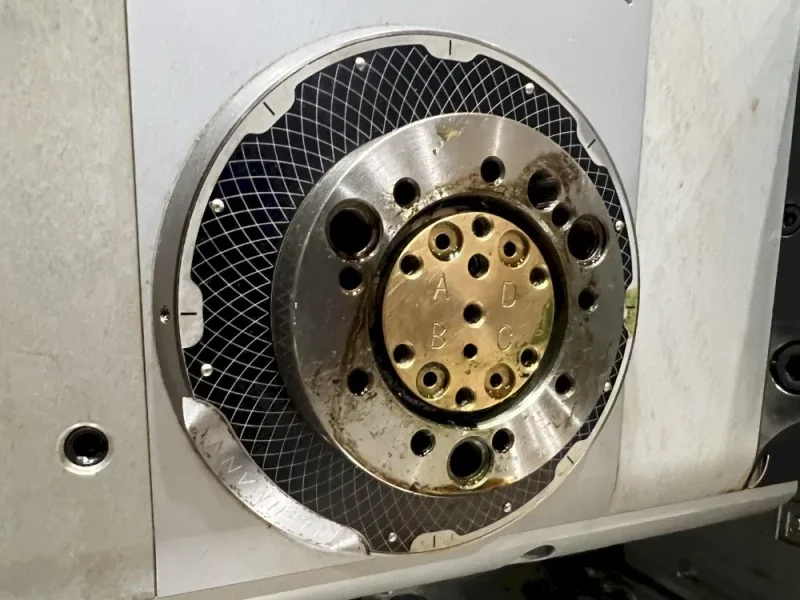 PL LEHMANN combiFlex 4th-5th Axis Dual Rotary Table Fanuc Motor Chirone T2-51052