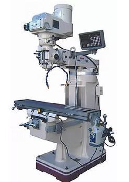 9" x 49" Vertical Mill | Metal Milling Machine with 2-Axis DRO