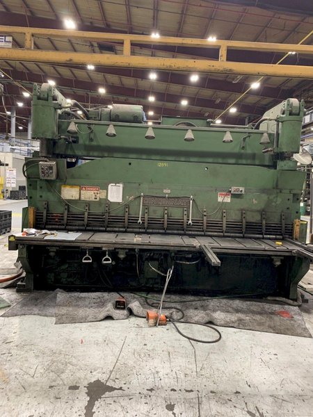 3/4″ x 12′ Cincinnati 6SE12 CNC Hydraulic shear, 1980