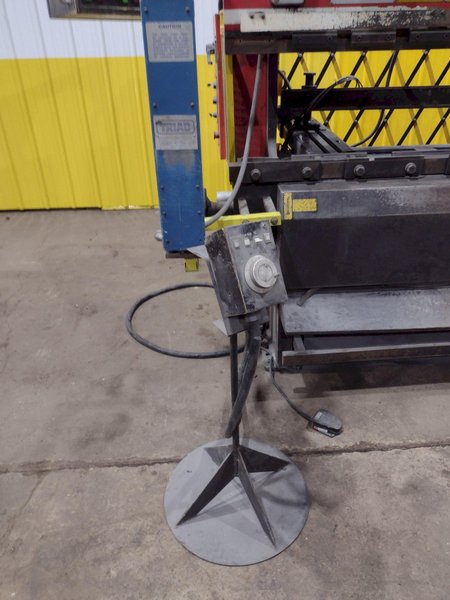 50 TON x 6' AMADA MODEL #RG50 HYDRAULIC PRESS BRAKE NC9-EX CONTROL, 1987: STOCK #19273