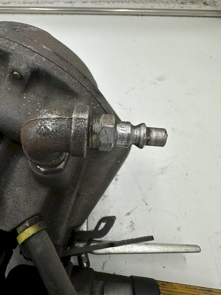 FROMM MODEL #A482 PNEUMATIC STRAPPING TOOL WITH TENSIONER: YOBRO #26175