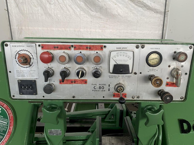 12" X 16" DOALL MODEL C-80 HORIZONTAL BANDSAW. STOCK # 0686624.