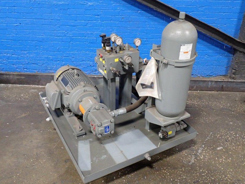 PARKER/NFP 15 HP HYDRAULIC UNIT  -  35V-30-A-1-A-20