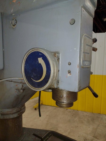 30" SUMMIT MODEL #59R GEARED HEAD DRILL PRESS WITH POWER FEED: STOCK #20753