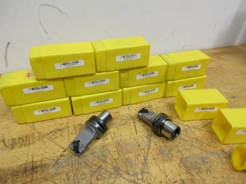 Jewell Group 2185421 C5 Capto Mount Indexable Boring Grooving Heads (12pcs) ***All New in Packages***- Auction Item