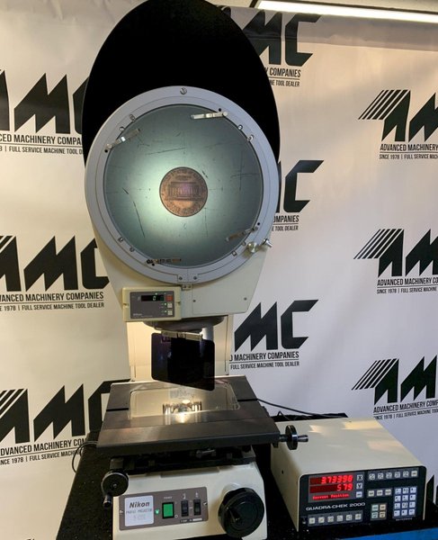 12" NIKON Model V-12BD Bench Top Vertical Beam Optical Comparator.