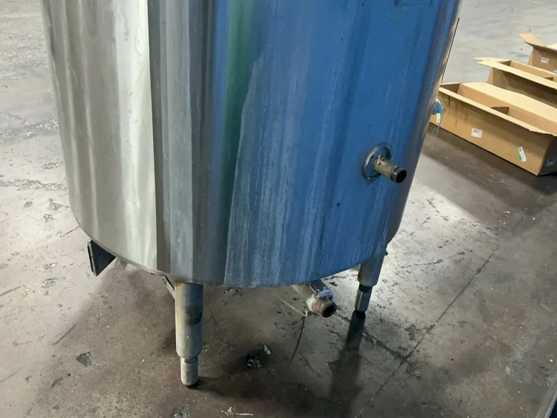 CHERRY-BURRELL CORP. APPROX. 374 GAL / 50” DIAMETER, 44” H STAINLESS STEEL PROCESSING TANK  -  3091