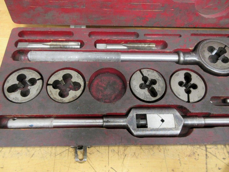 Tap and Die Sets with Assorted Handles in Cases- Auction Item
